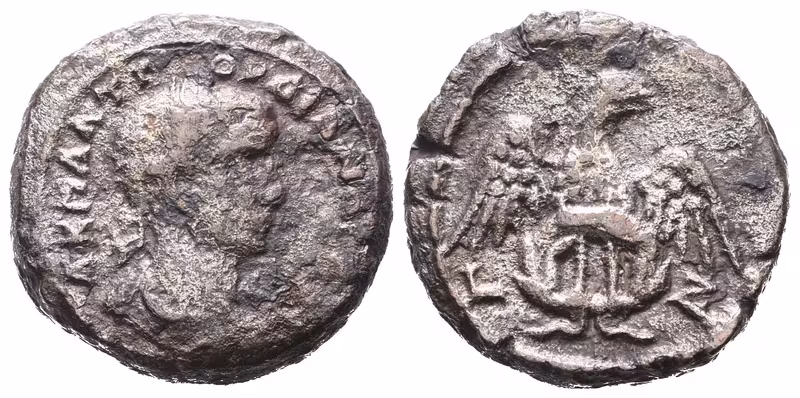 Gordian III., tetradrachma, Alexandrie, Emmett 3402.7