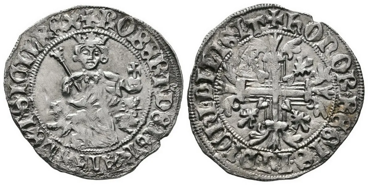 Itálie - Neapol a Sicilie, Robert z Anjou, 1309 - 1343 — 1