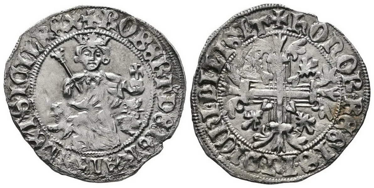 Itálie - Neapol a Sicilie, Robert z Anjou, 1309 - 1343 — 1