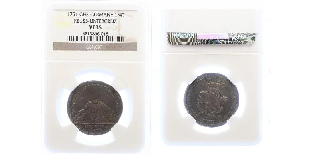 Reuss - Untergreiz, Heinrich III., 1733 - 1768 — 1