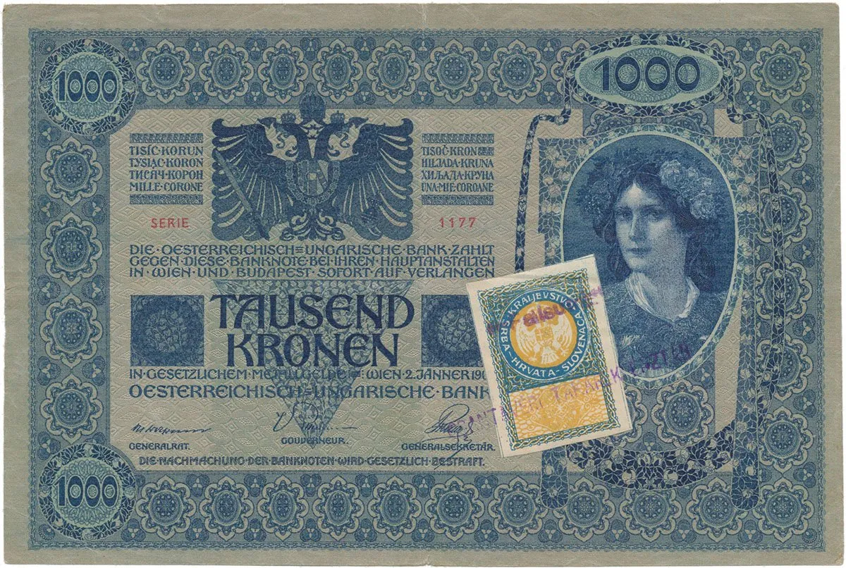 Razítkované R-U bankovky na Balkáně 1919-1921 — 1