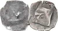 Pfennig se čtyřrázem, mincovna Braunau, pod. Rad.71, Witt.3453, patina, — 2