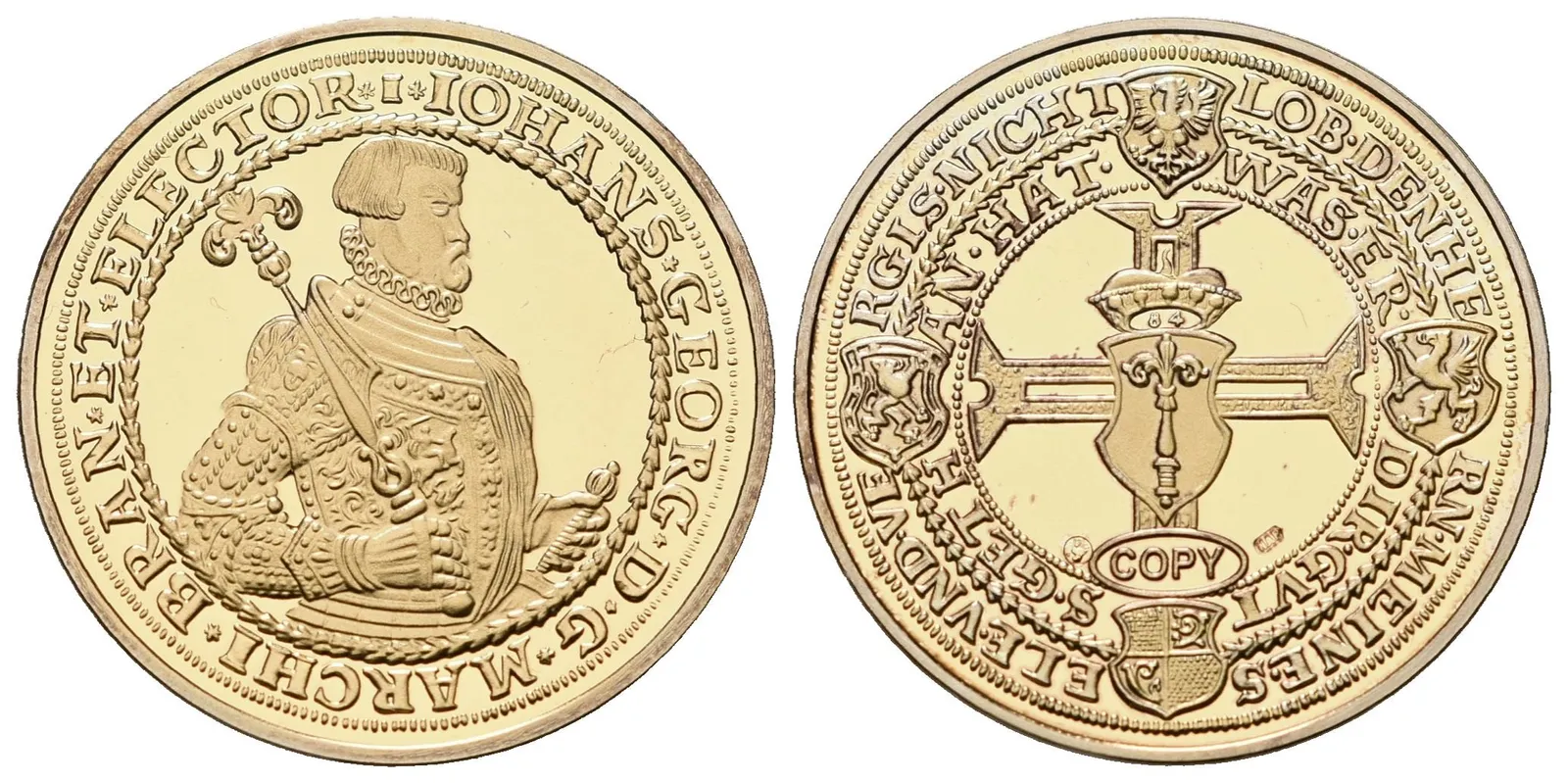 AR medaile - replika Braniborský Portugaloser z r. 1584