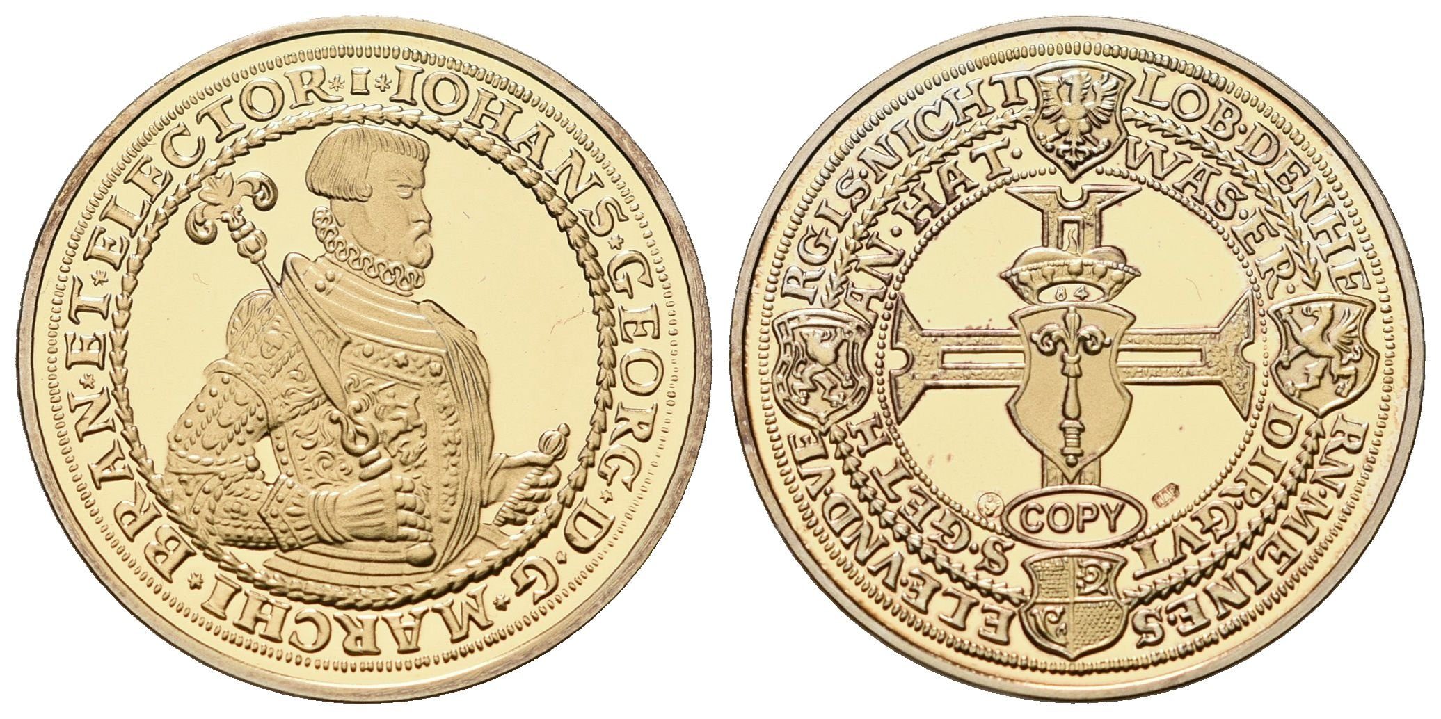 AR medaile - replika Braniborský Portugaloser z r. 1584