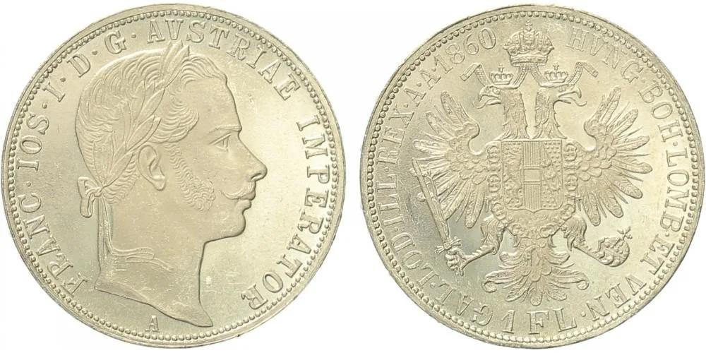 Rakouská a spolková měna, 1857 - 1892 — 1