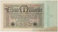 Německo, 1 Milliarde Mark 1923, Ro.111b