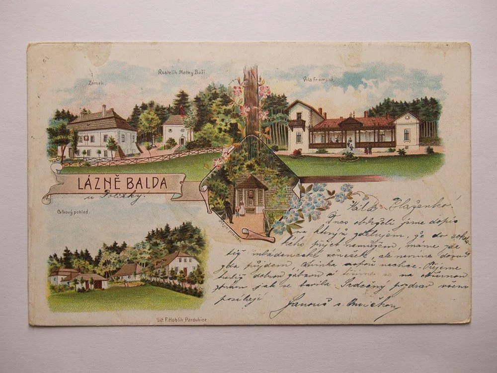 Východní Čechy,  Lázně Balda, Jedlová, okr. Svitavy — 1