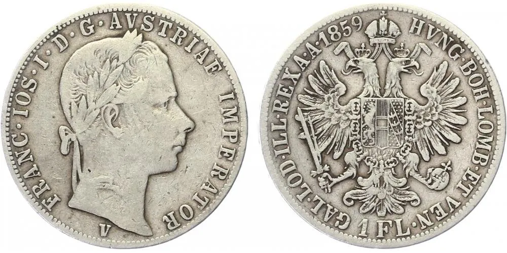 Rakouská a spolková měna, 1857 - 1892 — 1