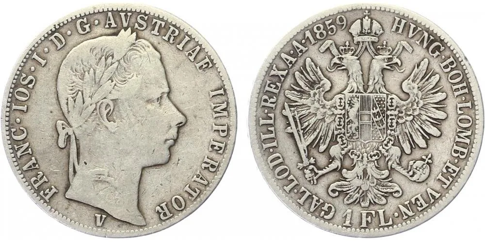 Rakouská a spolková měna, 1857 - 1892 — 1