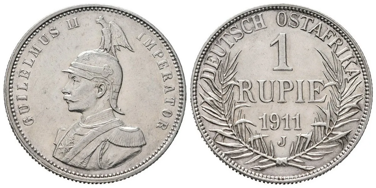 Koloniální ražby, Německá Východní Afrika — 1