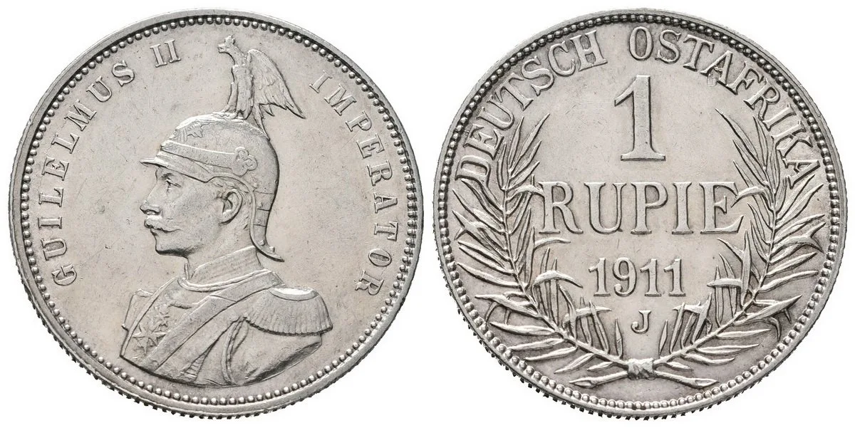 Koloniální ražby, Německá Východní Afrika — 1