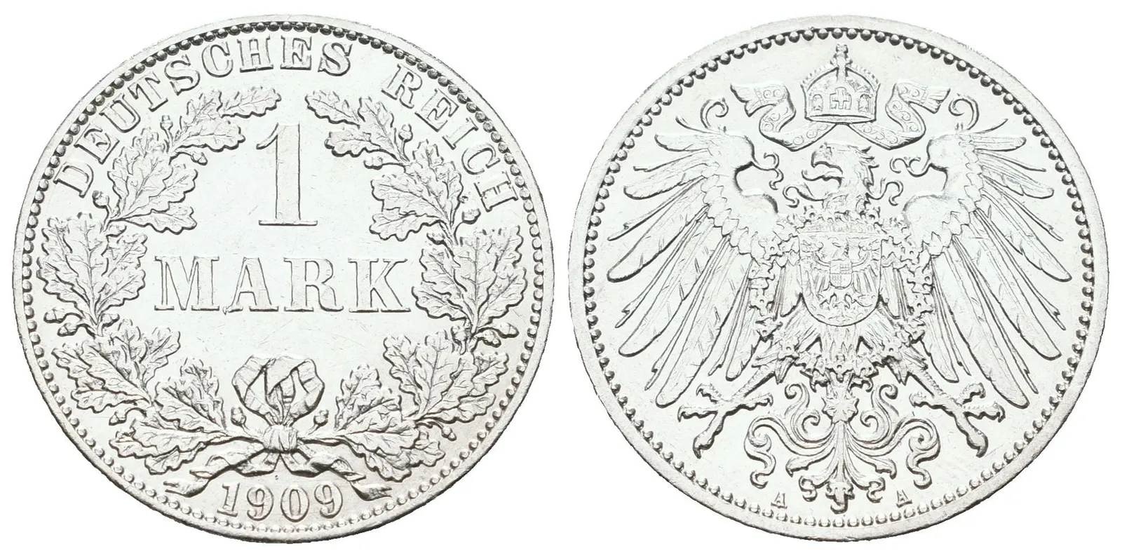 Německé císařství, 1 Marka 1909 A