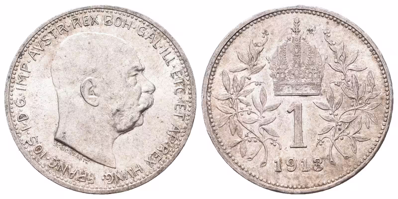 1 Koruna 1913