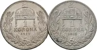 1 Koruna 1915 KB, lot 2 ks - fotografie 2