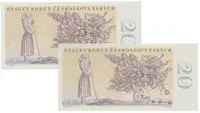 20 Koruna 1949, I. vydání, Hej.84a, 2 ks - fotografie 2