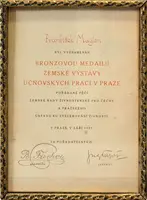 AE Medaile b.l. (J. F.) - Zemská živnostenská rada pro Čechy - Zemská — 2