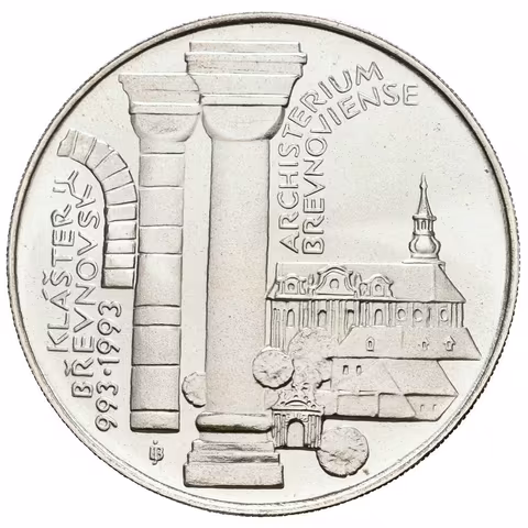 100 Kčs 1993 - Břevnovský klášter, lesk, patina