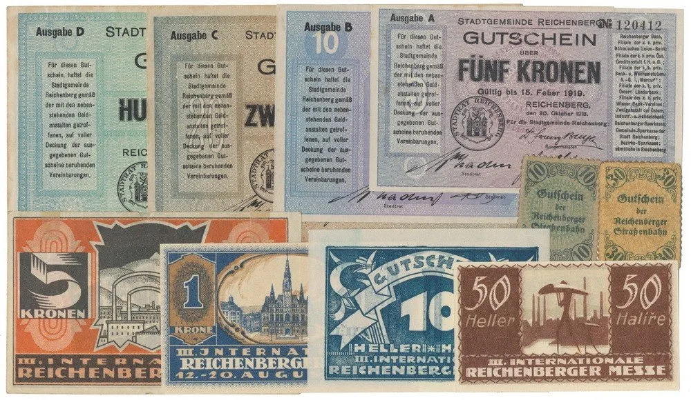 Nouzovky české od roku 1914 — 1