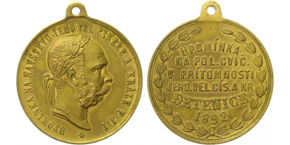 František Josef I., medaile vojenských manévrů — 1