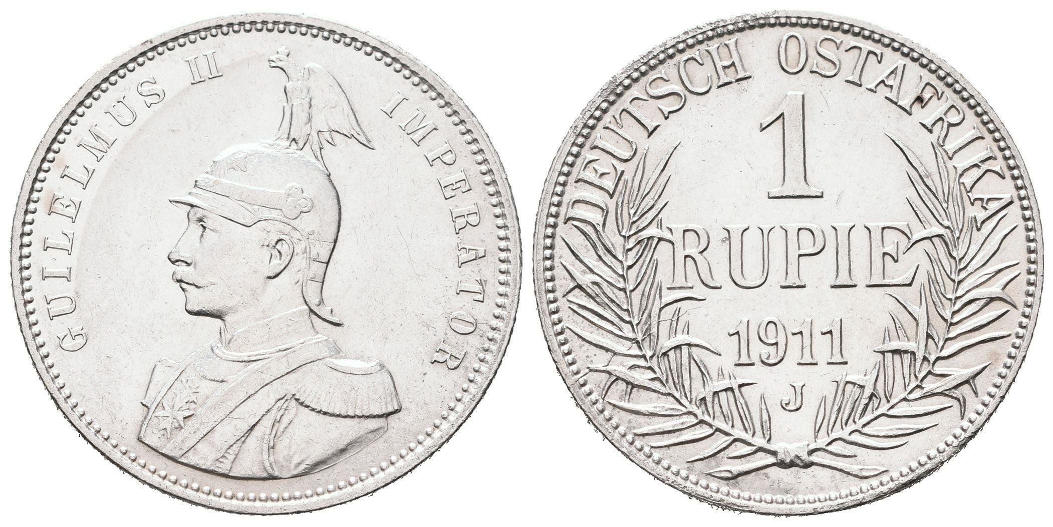 Německá východní Afrika, 1 Rupie 1911 J