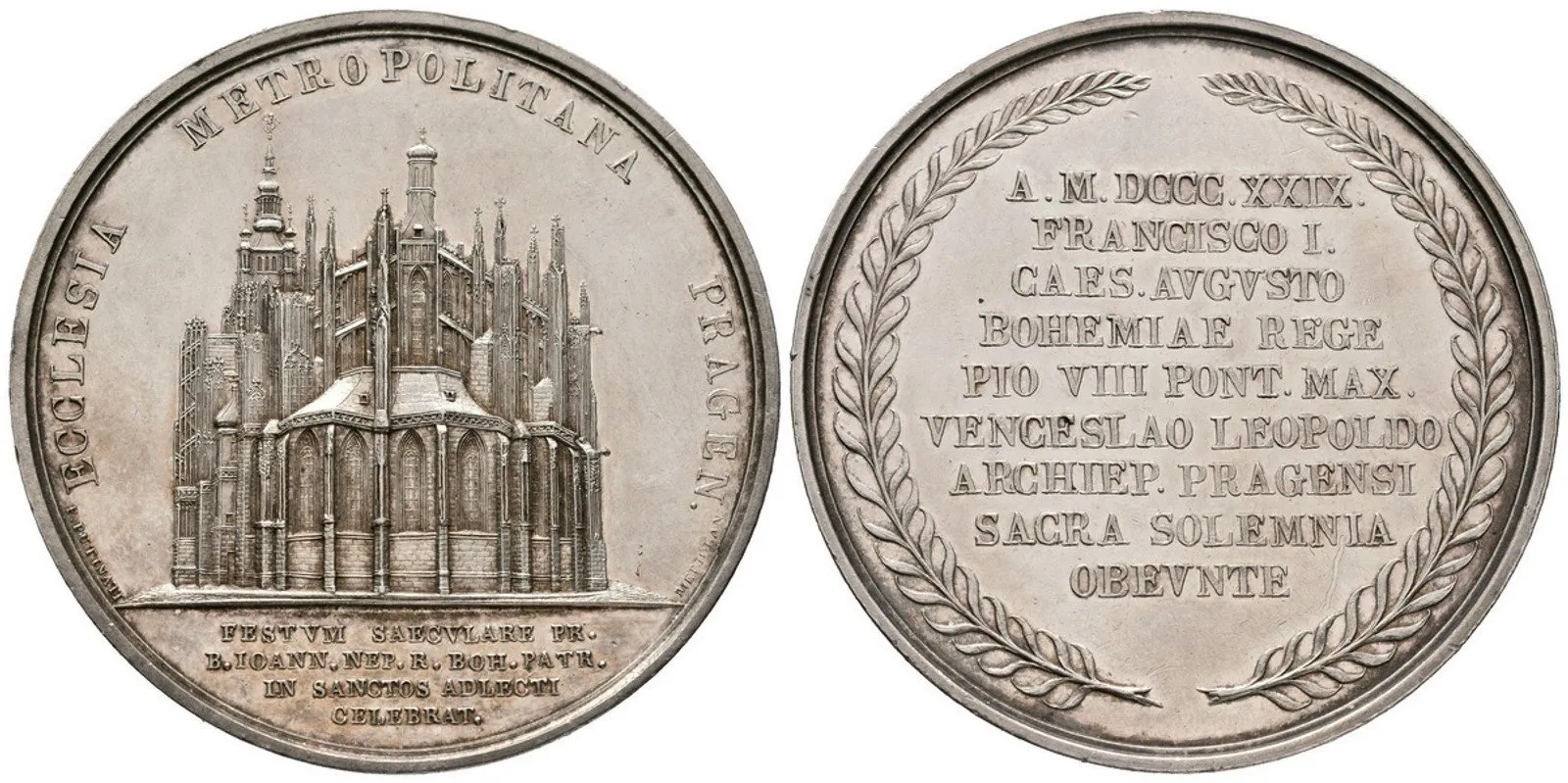 Praha - arcibiskupství, Václav Leopold Chlumčanský, 1814 - 1830 — 1