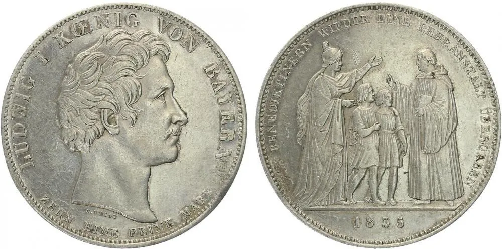 Bavorsko, Ludwig I., 1825 - 1848 — 1