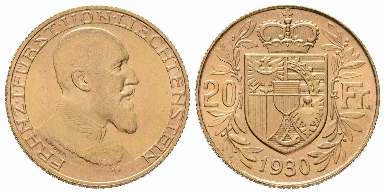 Liechtenstein, Franz II., 1929 - 1938 — 1