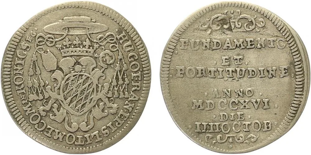 Litoměřice - biskupství, Hugo František Königsegg, 1716 - 1720 — 1
