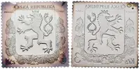 Investiční stříbrná medaile - První poštovní známka České republiky - 999/1000 Ag 10.4 g - fotografie 3