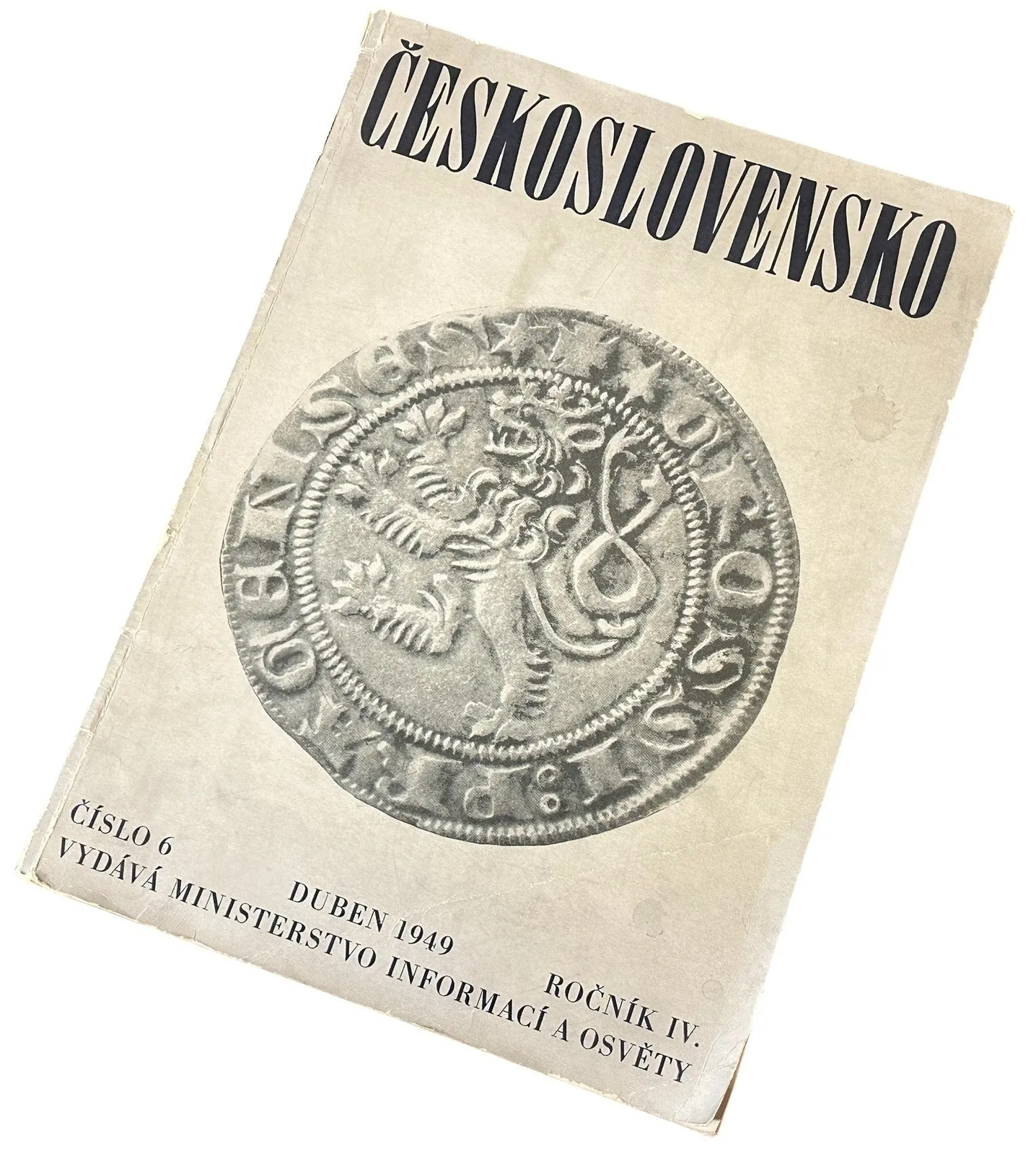 Časopis Československo, ročník IV., číslo 6