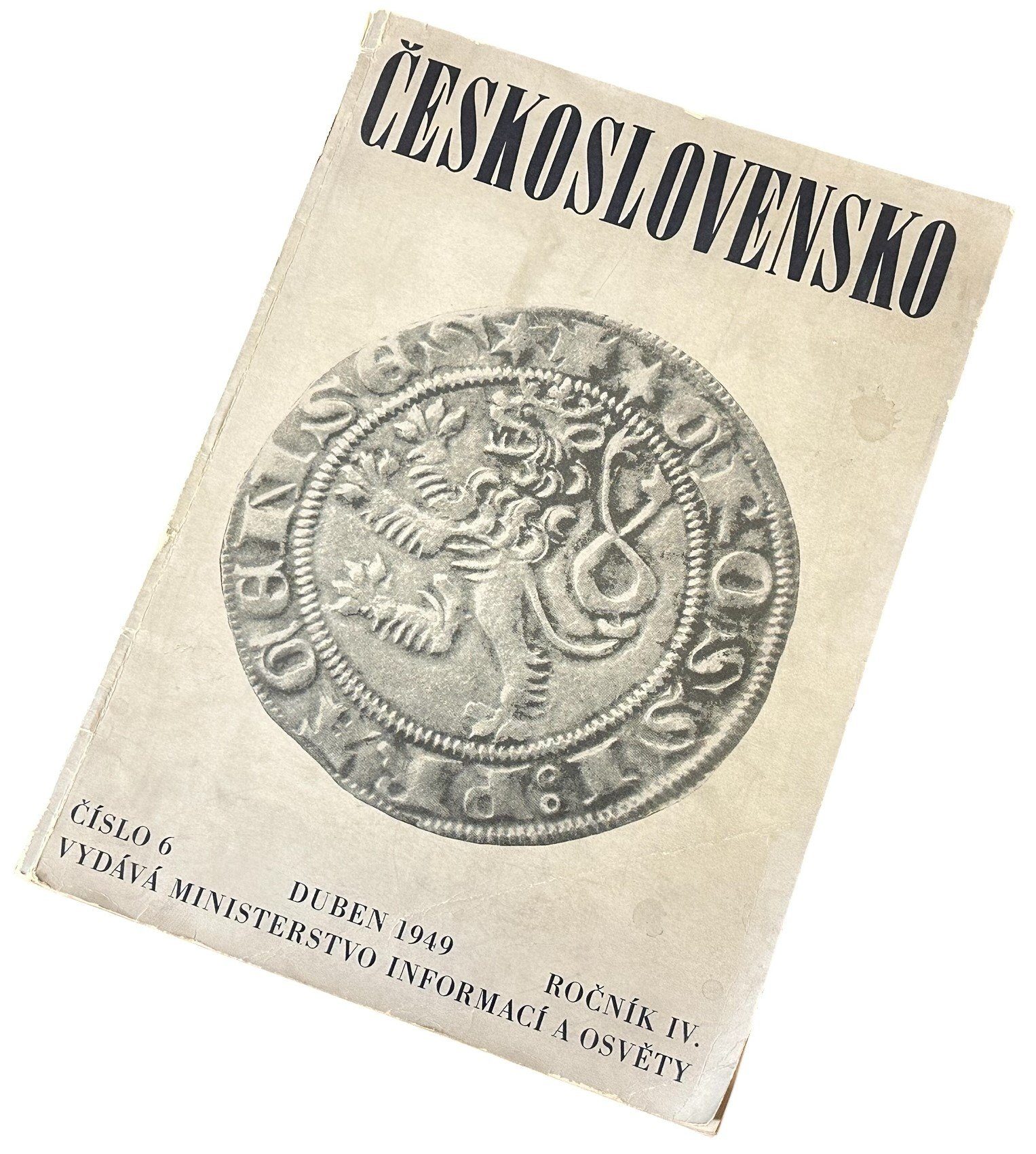 Časopis Československo, ročník IV., číslo 6