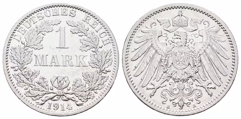 Německé císařství, 1 Marka 1914 A