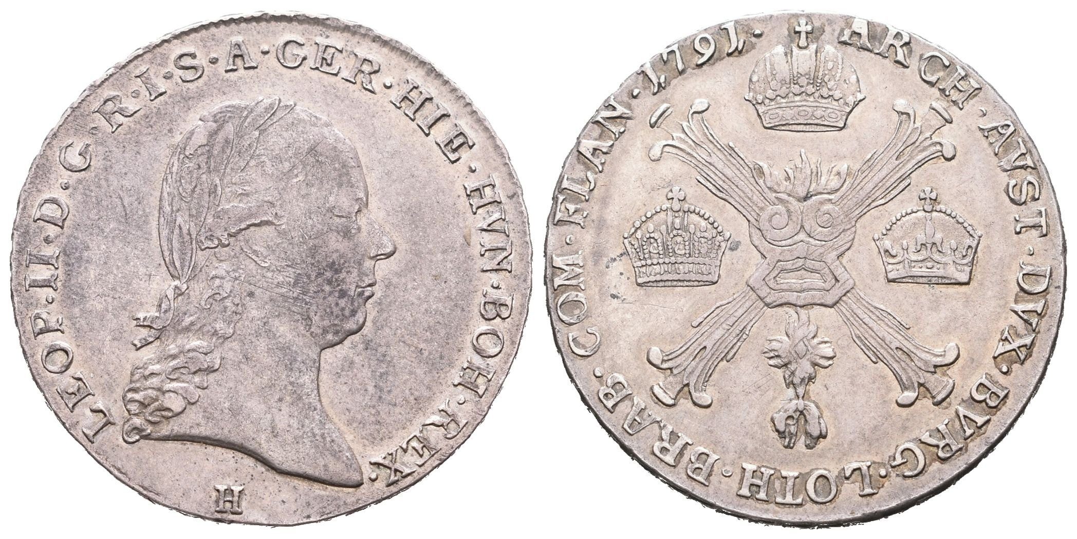 1/4 Tolar křížový 1791 H
