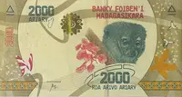 Madagaskar, 2000 Ariary (2017), P.101
