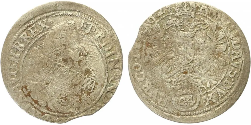 Ferdinand II., 1619 - 1637 (Mince kiprová) — 1