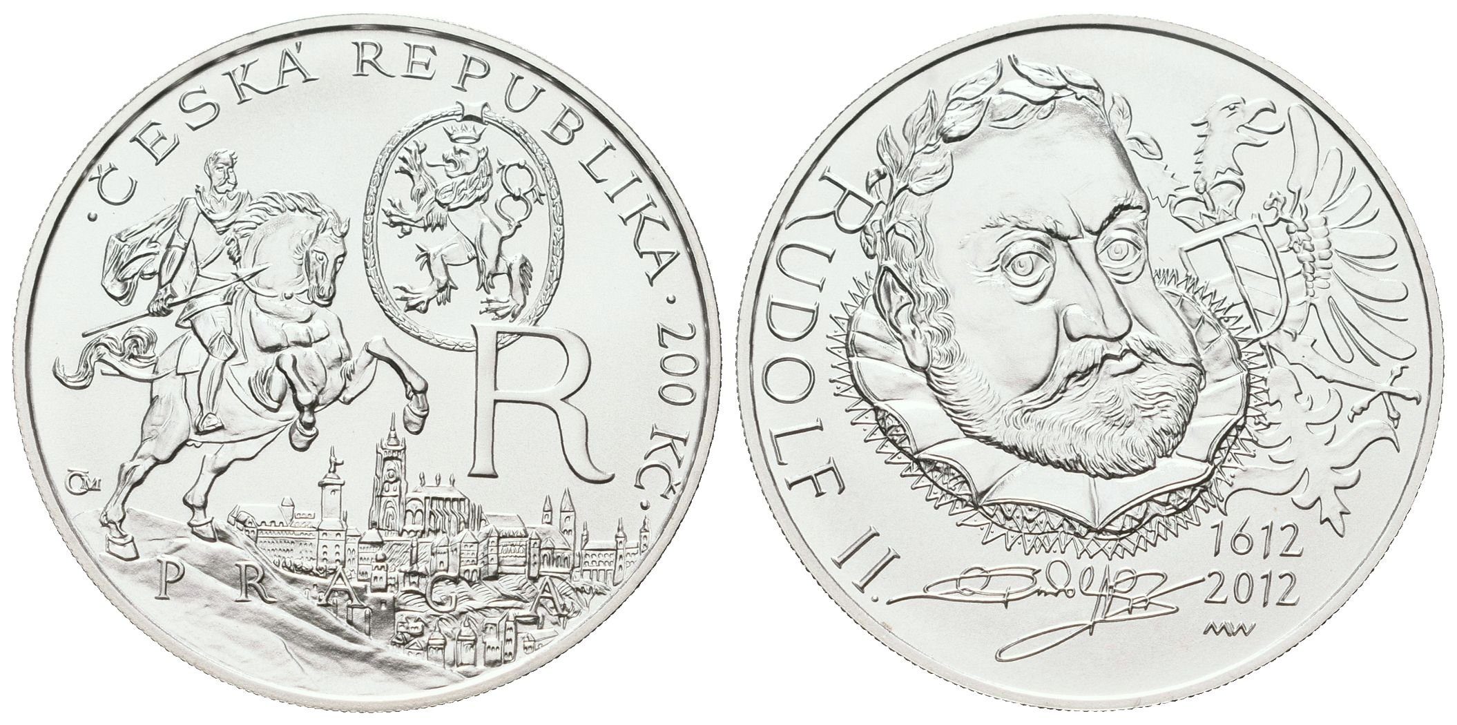 200 Kč 2012 - Rudolf II.