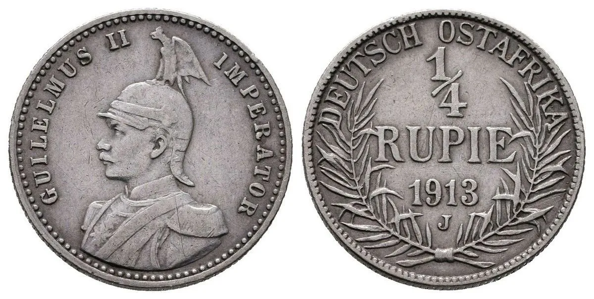 Koloniální ražby, Německá Východní Afrika — 1
