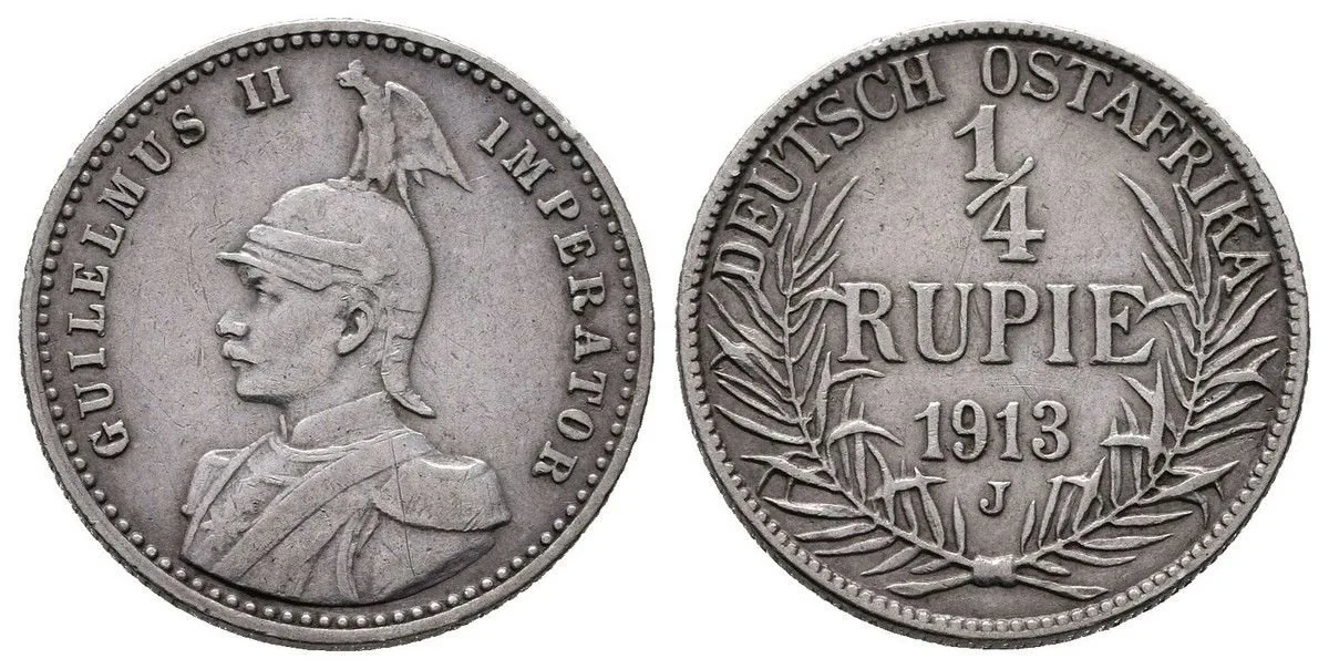 Koloniální ražby, Německá Východní Afrika — 1