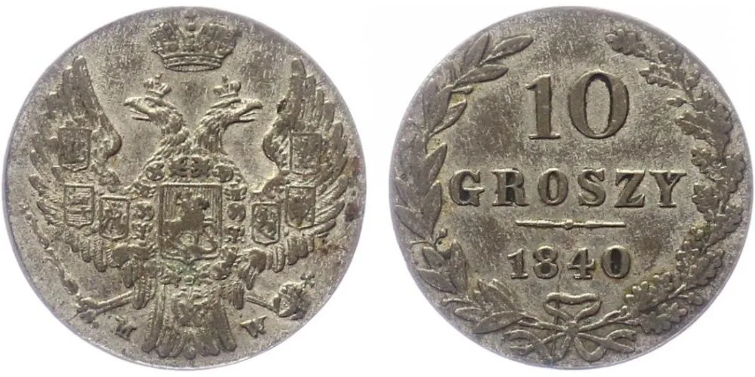 Ražby pro Polsko, Mikuláš I., 1825 - 1855 — 1