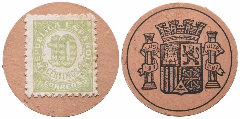 Španělsko, 10 Centimos (1938), P.96A