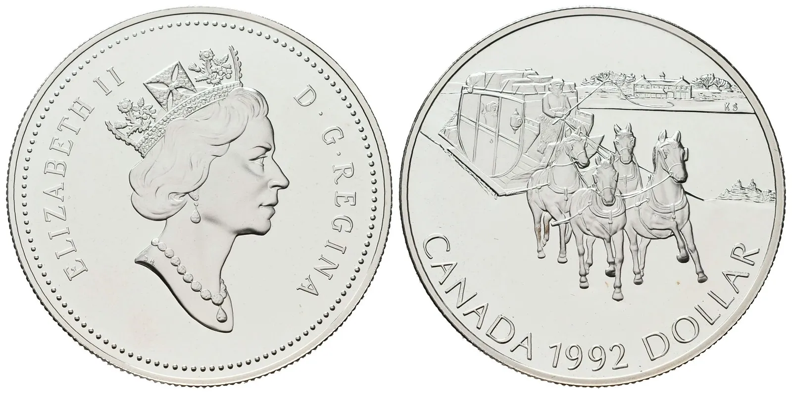 Kanada, Dollar 1992 - Stagecoach