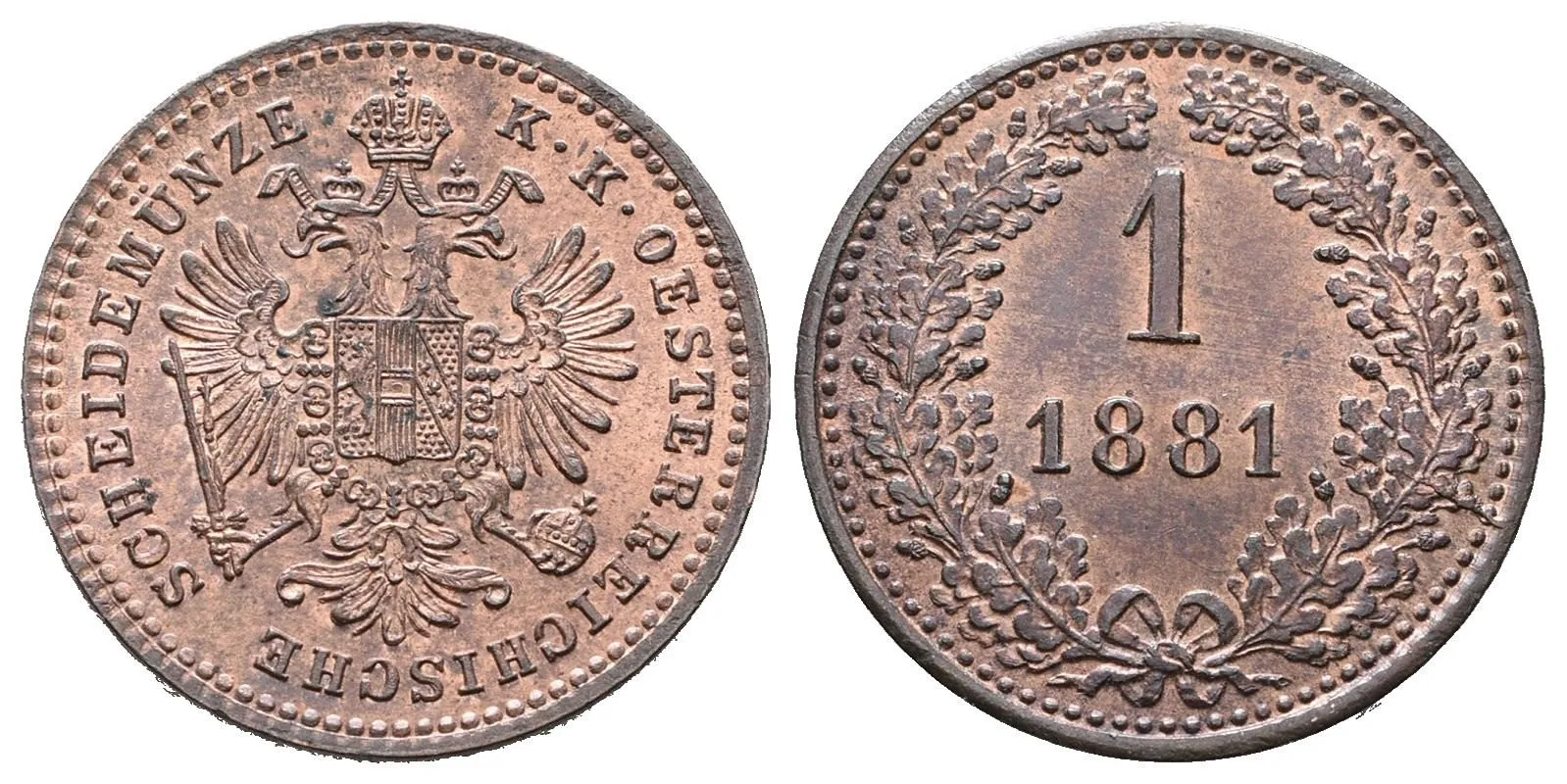 Rakouská a spolková měna, 1857 - 1892 — 1