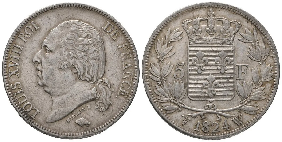 Francie, Louis XVIII., 1815 - 1824 — 1