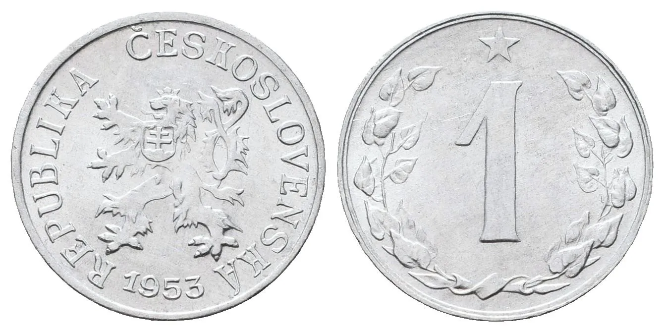 1 Haléř 1953