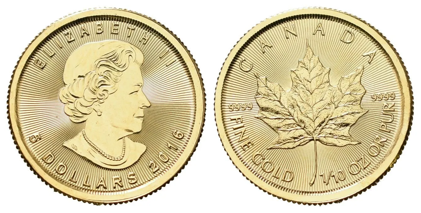 Kanada, 5 Dollars 2016 - Maple Leaf