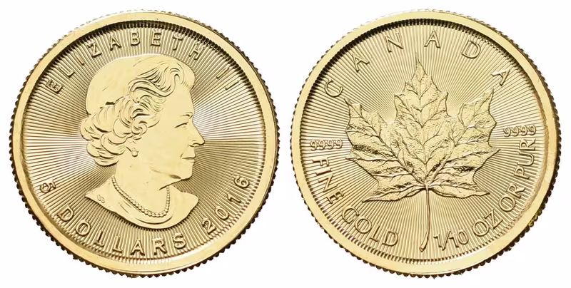 Kanada, 5 Dollars 2016 - Maple Leaf
