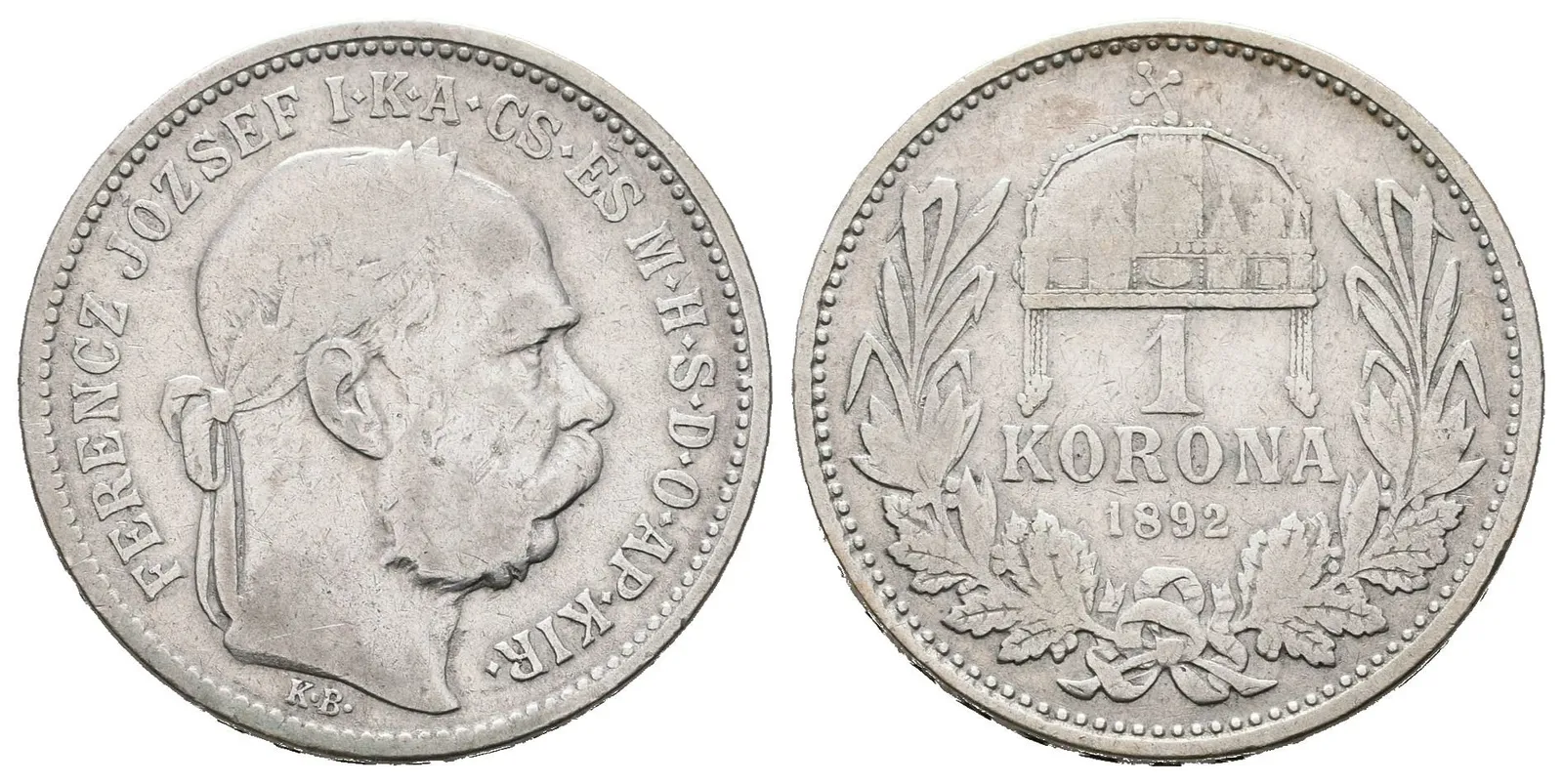 1 Koruna 1892 KB