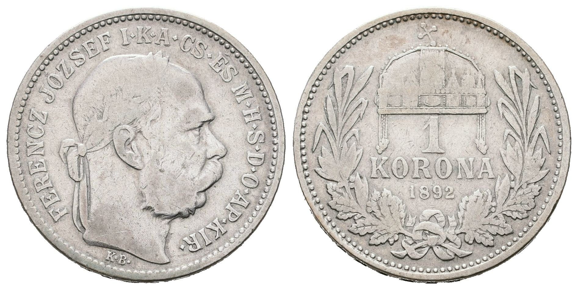 1 Koruna 1892 KB