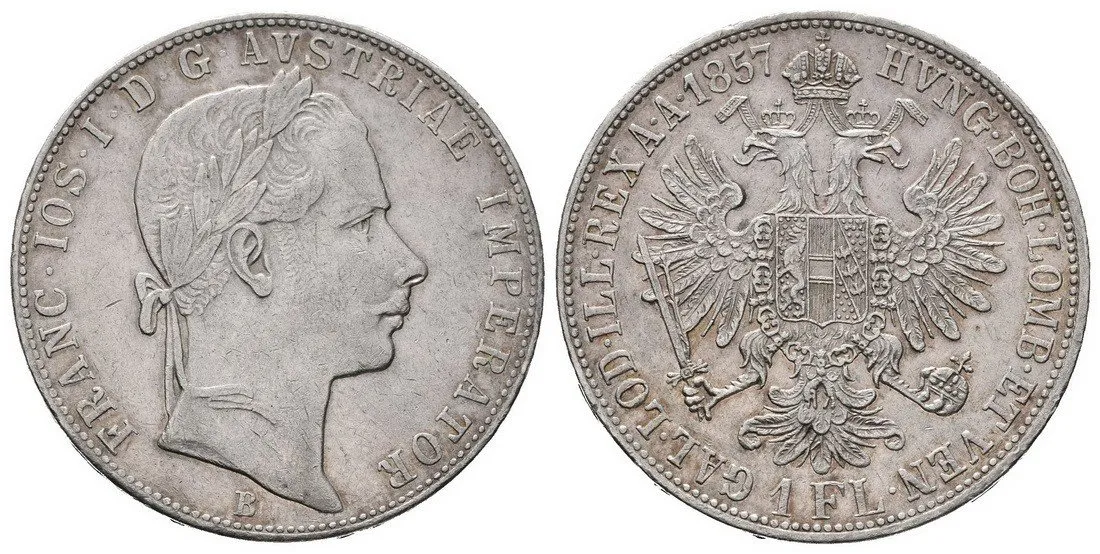 Rakouská a spolková měna, 1857 - 1892 — 1