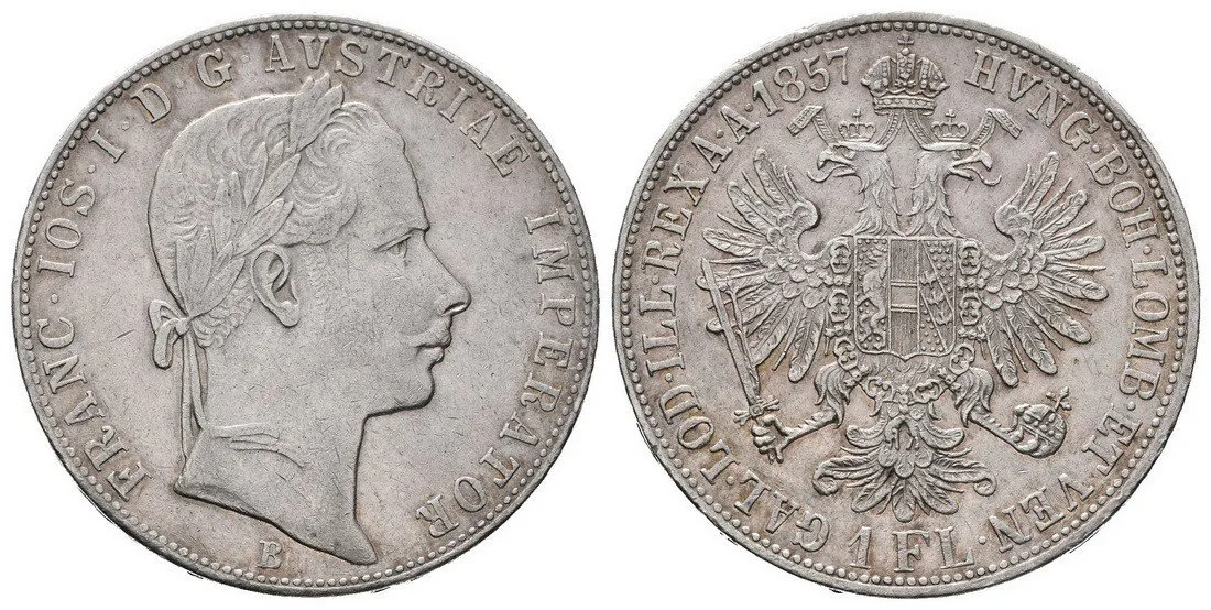 Rakouská a spolková měna, 1857 - 1892 — 1